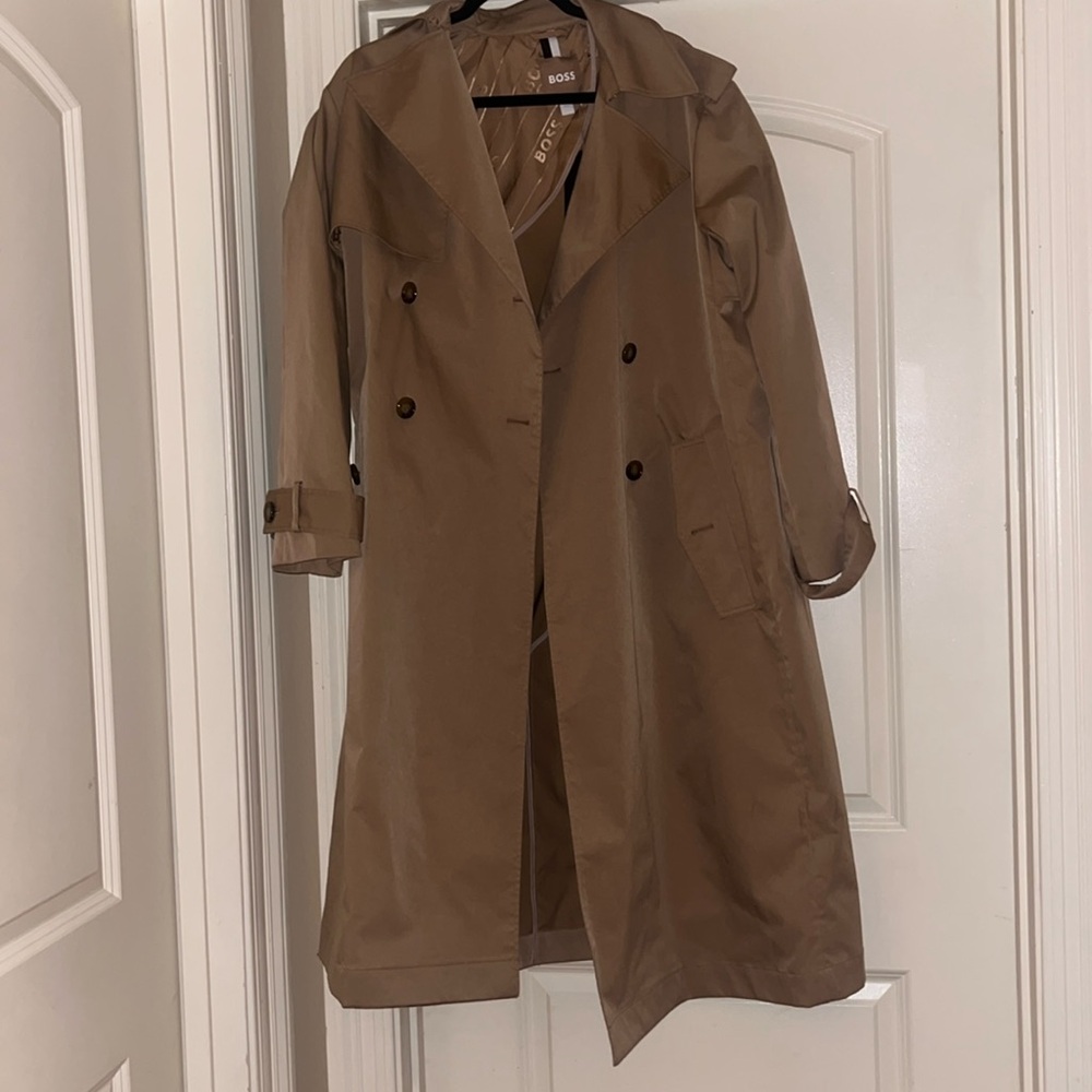 NEW WITH TAGS Hugo Boss Trench Coat